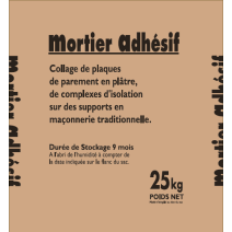Mortier adhésif - SAc de 25 kgs